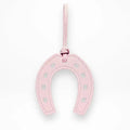 Lucky Pink Horseshoe Bag Charm