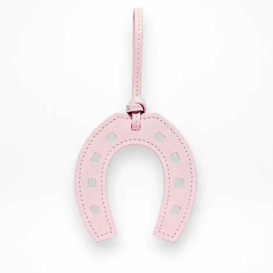 Lucky Pink Horseshoe Bag Charm
