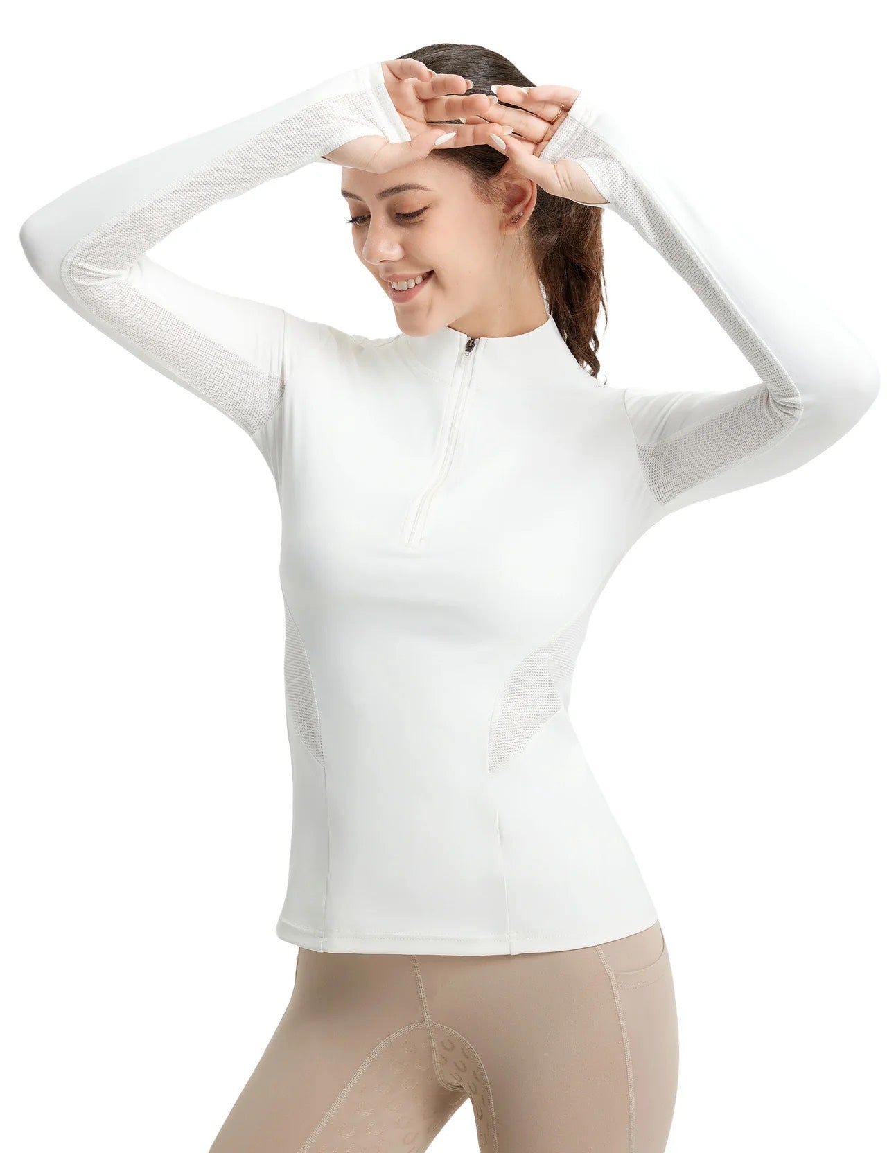 KKE Women's Long Sleeve Half Zip