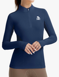 KKE Girls Long Sleeve Half Zip